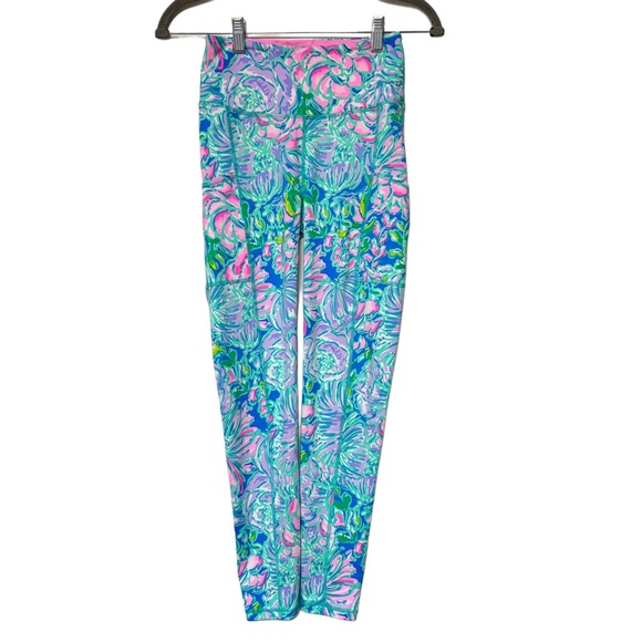 Lilly Pulitzer Pants - {Lilly Pulitzer Luxletic} "Weekender High Rise Full Bloom" Midi Leggings